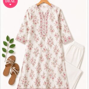 BIBA Women Printed Straight Kurti