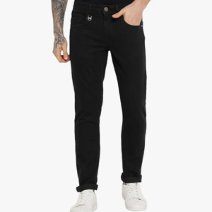 Red Chief Black Regular Fit Cotton Jeans for Men