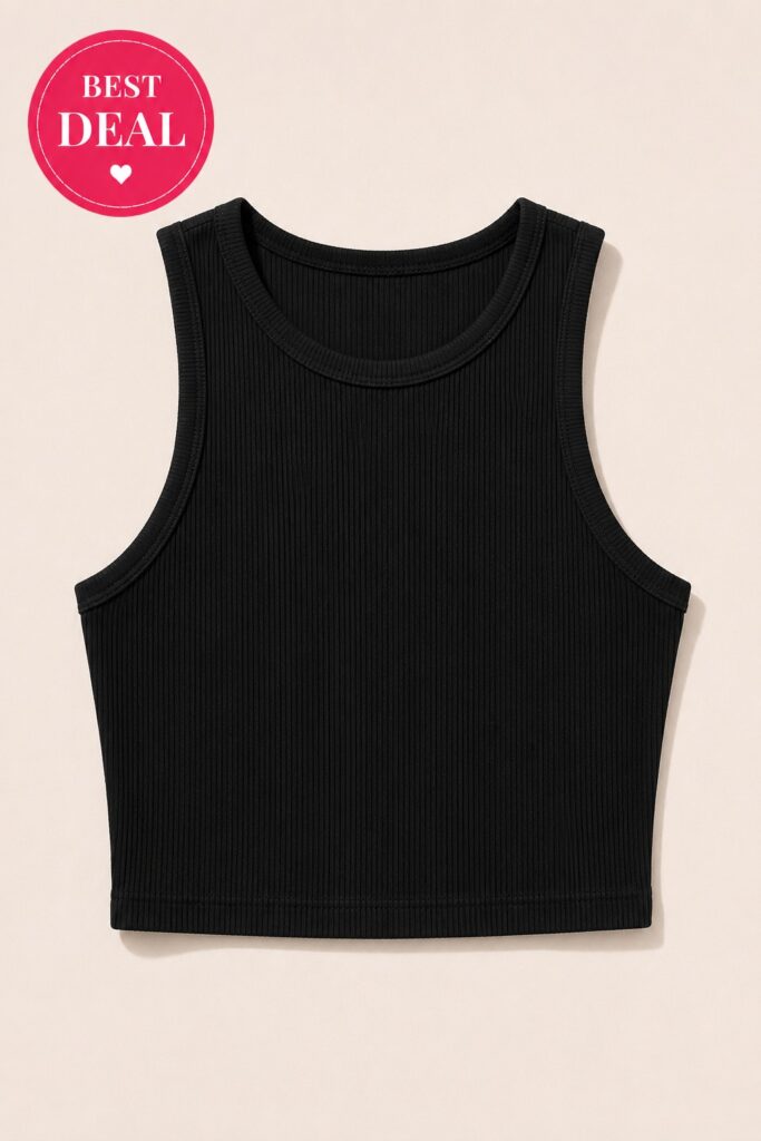 Trend Arrest Women’s Sleeveless Sculpt Flare Top