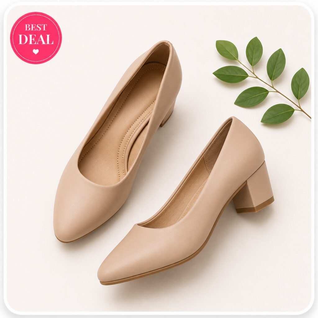 ELLE Women's Stylish Comfort Pumps