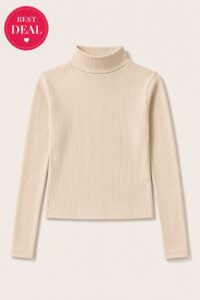 Tokyo Talkies Women’s Shimmer High-Neck Top