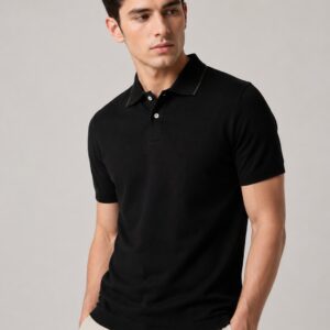 Rare Rabbit Men Pure Cotton Polo T-Shirt