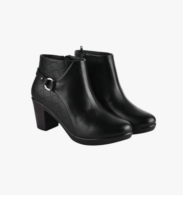Shoetopia Women's BT-3406 Ankle Boots | Stylish Casual Boots