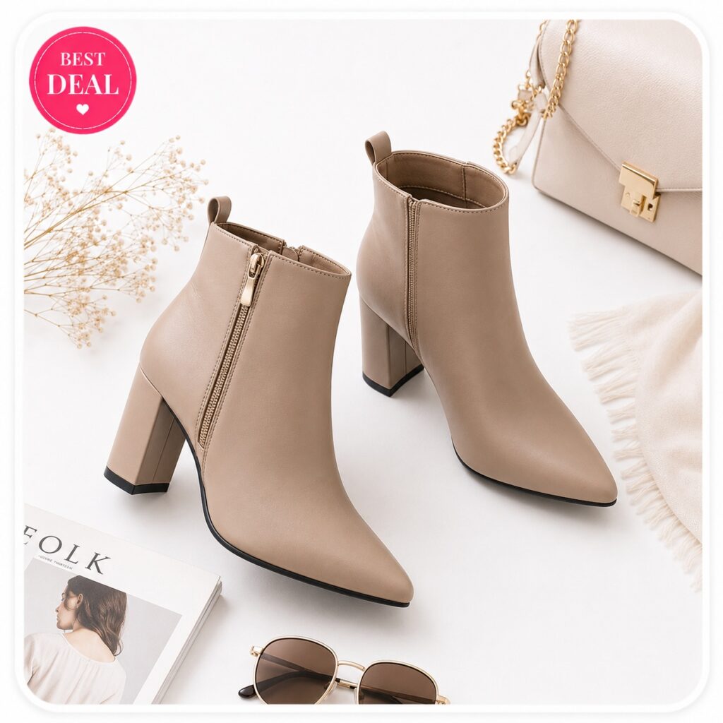 Mochi Women's Faux Leather Classic Boots