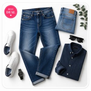 Ben Martin Men's Baggy Fit Jeans