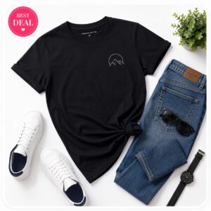 U.S. Polo Assn. Men's Comfort Fit Printed T-ShirtOversized Graphic Print Cotton T-Shirt